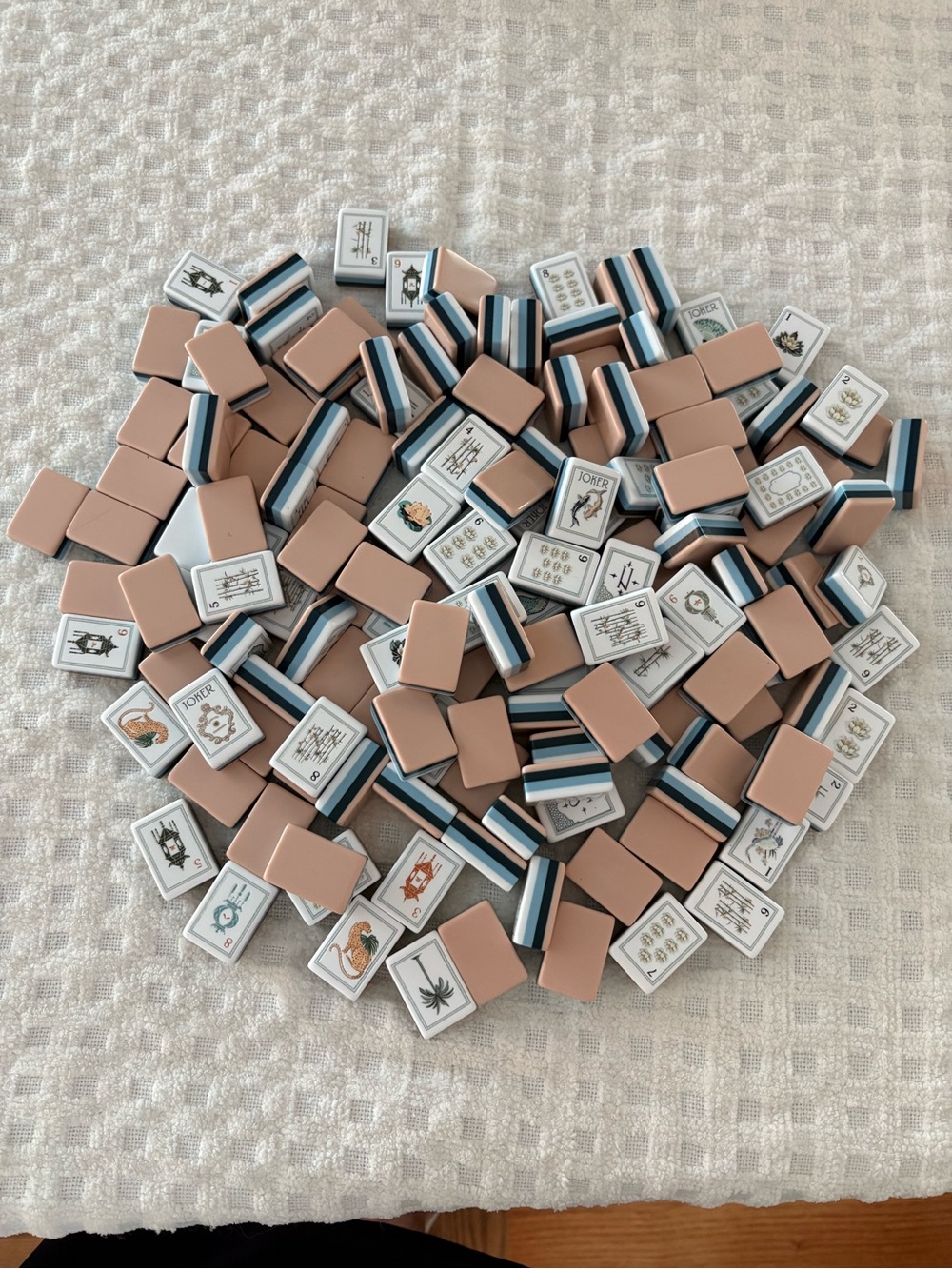 Gorgeous Gently Used Large Mahjong Tiles